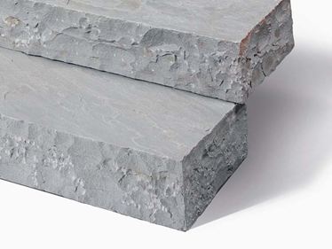 Muurblokken zandsteen Kandla Grey op maat gezaagd