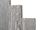 Palissadebanden Gneiss Urban Grey Line 8x25 op maat gesneden