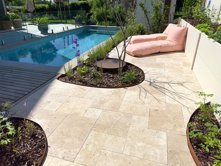 Terrastegels Medium Ambiente Ligbedden Bed