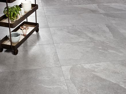 Tegels met leisteen in grijs: Alpine Grey