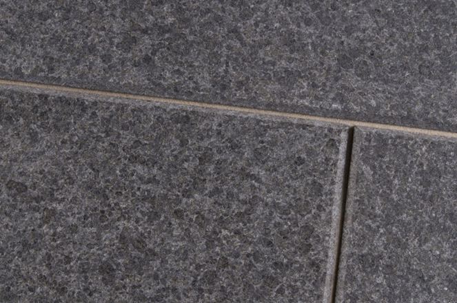 Basalt platen Black Beauty close-up