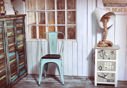 Opzettelijk bijgesneden om er oud en gebruikt uit te zien: shabby chic